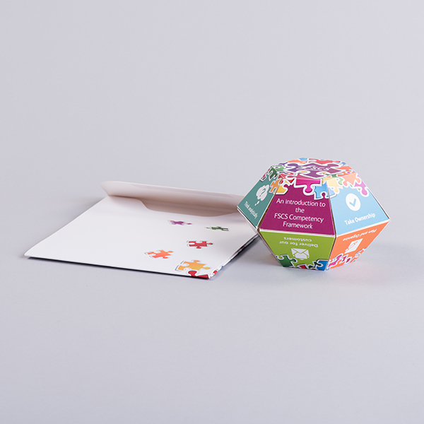 Pop up ball with board envelope from Create-This Limited