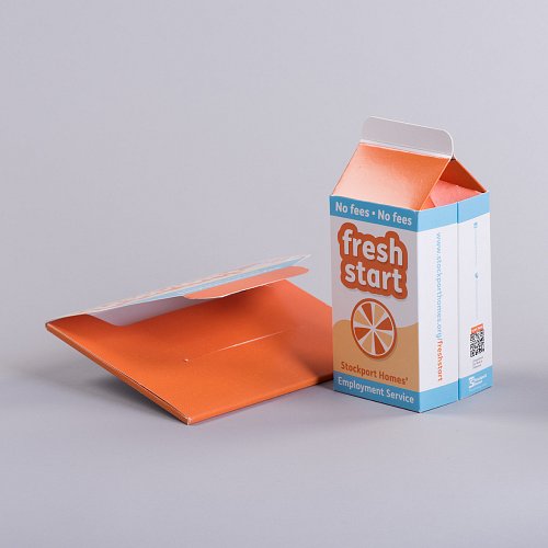 Pop Up Juice Box With Envelope